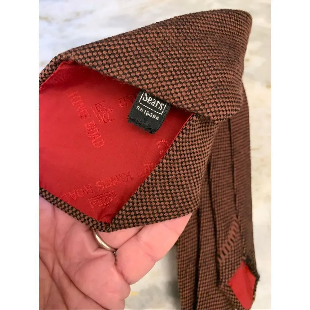 Neckties Vintage Striped and Tiny Checks #classic ties #fall